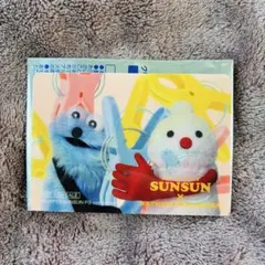 パペットスンスン　マツキヨココカラ　クリアカード付きステッカー　非売品