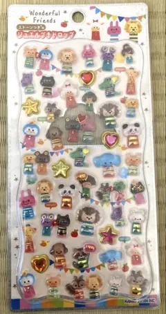 新品未開封　カミオジャパン　ストーンつきジュエルプチドロップ　動物　人形　友達