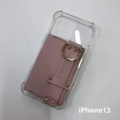 iPhone13ケース　ピンク