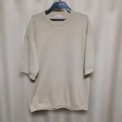 BEAUTY&YOUTH UNITED ARROWS 半袖ニット ベージュ美品のサムネイル