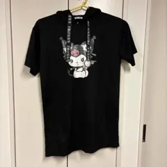 クロミ キャラクター フード付きTシャツ ブラック