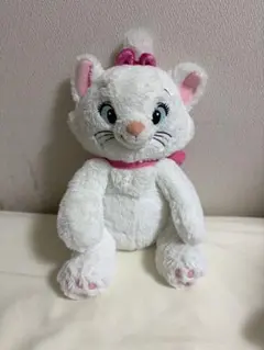 新品未使用 コストコ ディズニー マリーちゃん特大 大きな白い猫の