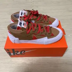 SACAI × NIKE BLAZER LOW BRITISH TAN 27cm