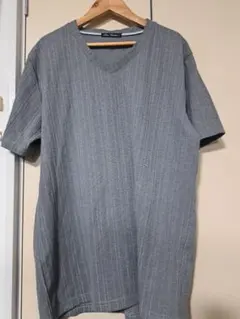 セマンティックデザイン 半袖シャツ Vネック グレー LLのサムネイル