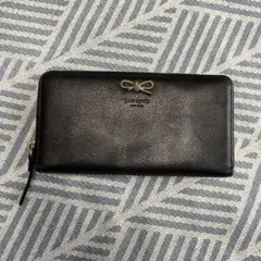 Kate spade 長財布　黒