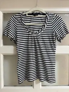 Burberry Black Label ストライプ半袖Tシャツ
