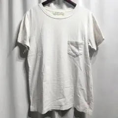 レミレリーフ ポケット Tシャツ S 半袖シャツ ポケT 白 ホワイト 無地のサムネイル