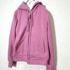 UNIQLO ユニクロ　ボアスウェットフルジップパーカー　ピンク　Sサイズ