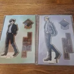 進撃の巨人 歩み 水彩風 アクリルスタンド アクスタ エルヴィン リヴァイ