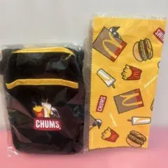 CHUMS マクドナルドコラボ　ミニショルダーバッグ・クリーナークロス