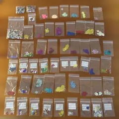 多色スパンコール・飾り素材セット まとめ売り