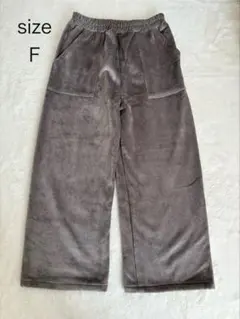 グレー ウエストゴム カジュアルパンツ size F