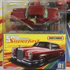 ☆マッチボックス 2019・'62 メルセデス ベンツ 220SE クーペ☆のサムネイル