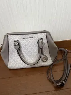 MICHAEL KORS ショルダーバッグ グレー/ホワイト