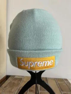Supreme① シュプリーム ニューエラ ボックスロゴ ビーニー ニット帽