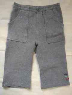 ファミリア　グレー七分丈パンツ　110cm