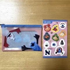 パペットスンスン　クリアポーチ&シール