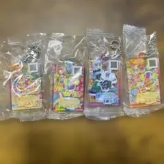 アイカツ！アクリルチャーム 4種セット　白銀　リリィ　早乙女　あこ　二階堂　ゆず