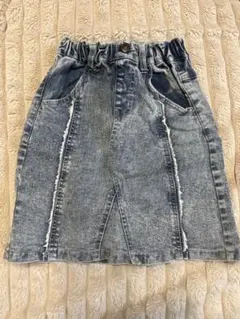デニムスカート 120 ケミカルウォッシュ