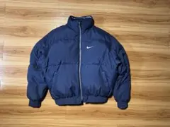90s NIKE ダウンジャケット　ネイビーのサムネイル