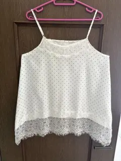 レイヤード用キャミソール　ドット柄のサムネイル