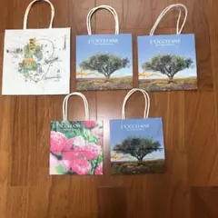 L’OCCITANE ショップ紙袋5枚セット