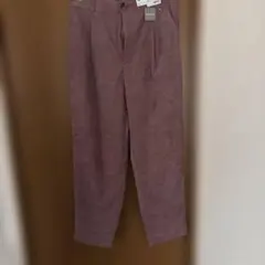 GU パープル タック入りパンツ XL