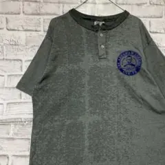 USA製90sヴィンテージTシャツ！シングルステッチ　グレー半袖古着　XL724