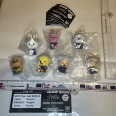 ガチャのSKZOOサウナフィギュアの7種セット