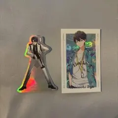 にじさんじ 剣持刀也 フォト風カード オーロラステッカー