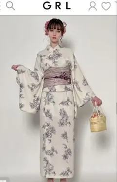 GRL 浴衣　セパレート　3点セット