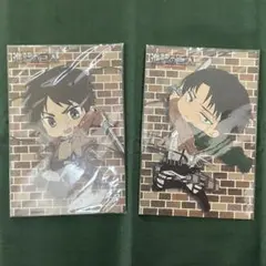 進撃の巨人 ポストカード エレン リヴァイ