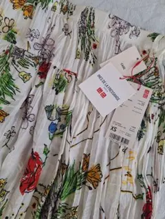 タグ付き！UNIQLO×INES ツイストプリーツロングスカート