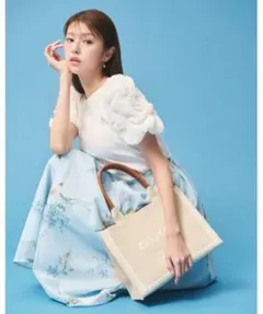 26ssタグ付 ✨セルフォード 洗えるタックバルーンスリーブカットソー