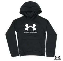 UNDER ARMOUR 黒 パーカー YXL 160cm