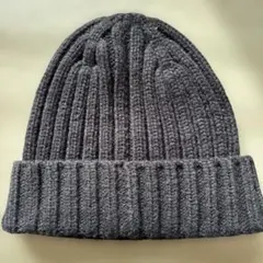 【美品】UNIQLO キッズHEATTECH ブラックニット帽 S/M