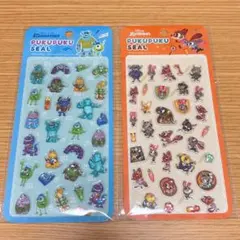ぷくぷくシール　ズートピア　モンスターズインク 2枚セット