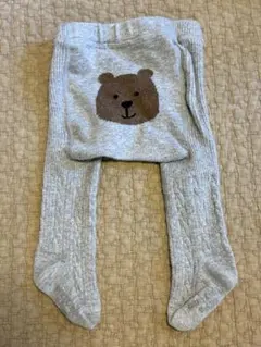 GAP クマ グレー ベビータイツ