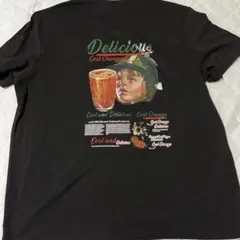 Delicious Cool Orange プリント Tシャツ