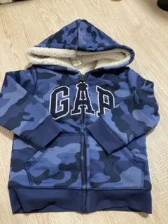 GAP 迷彩柄 フード付きパーカー 3歳