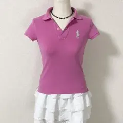 y2k ラルフローレン ビッグポニー ポロシャツ ピンク 平成女児 平成ギャル