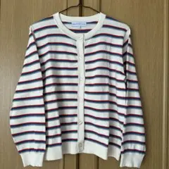 しまむらSEASONREASONby Lin&Redボーダーカーディガン