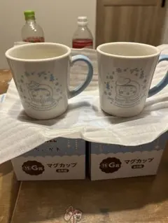 16日まで値下げ中♡エニマイくじ ちいかわ G賞マグカップ ハチワレ＆古本屋