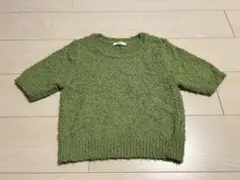 earth music & ecology グリーンニット