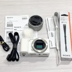 【センサー清掃+電池計2個付】SONY ZV-E10 ボディ 取説+元箱+保証付 センサー清掃+電池計2個付】SONY ZV-E10 ボディ 取説+元箱+保証付