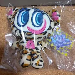 希少　当時物　ナカムラクン　レオパード　ヒョウ柄　豹柄　マスコット エンジェルブルー ナカムラくん レオパード 茶色 ヒョウ柄 POPUP SHOP