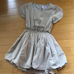 新品未使用タグ付きスナイデルガールワンピースベージュ130