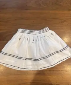 タルティーヌエショコラ　110くらいフレアスカート白