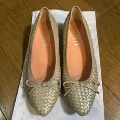 fitfit フィットフィット ポインテッドトゥ パンプス 23.0cmリボン