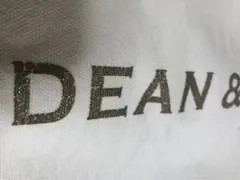DEAN & DELUCA トートバッグ ホワイト　ラメロゴ(8)